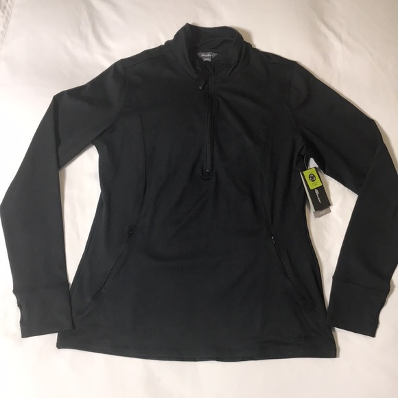 NWT Eddie Bauer 1/4 Zip Active Soft Shell Jacket - Picture 16 of 16